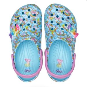 Classic Lisa Frank Unicorn Clog Crocs NWT Size Men's 5 Women's 7 (2-22)